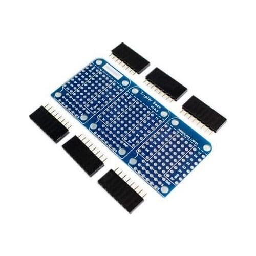 Triple Shield For WeMos D1 Mini Dua Sided Perf Board For Compatible