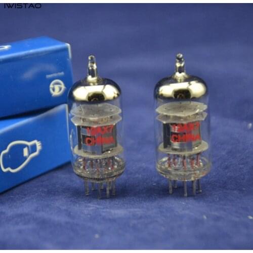 12AX7 Vacuum Tube 1 Pair Amplification Replace ECC83 6N4 New High Reliability Precise HIFI Audio
