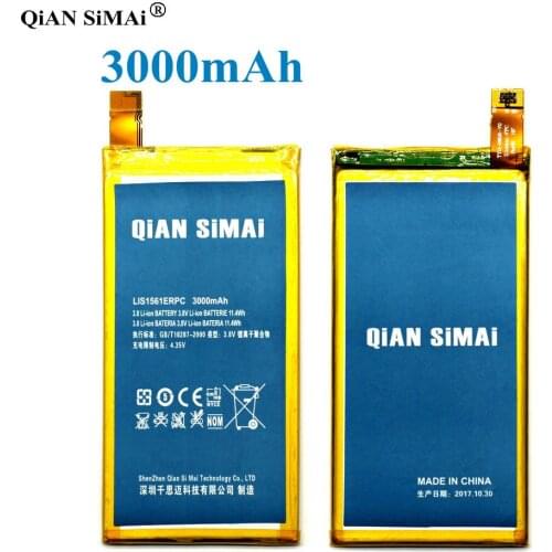 QiAN SiMAi High Quality lis1561erpc 3000mAh Battery For Sony Xperia Z3 Compact Z3 Mini D5803 D5833+ Tracking Code