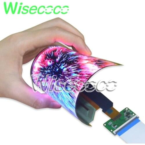 Wisecoco 6 inch Flexible AMOLED ultra thin 1920x1080 FHD IPS display bendable OLED screen module smart wearable panel -mipi