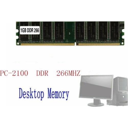 1GB DDR PC 2100 DDR 1 266MHZ Desktop PC Memory Module Computer Desktop DDR1 RAM