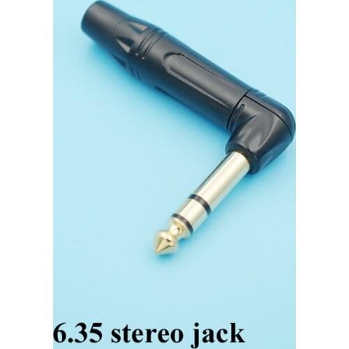 10pcs/Lot 6.35mm Mono/Stereo Conector Amplifier Microphone Plug 6.35mm Jack Plug 6.5mm Socket Audio Plug Jack