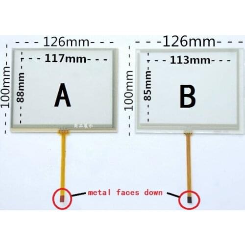 10PCS/lot New 5.6 inch 126mm*100mm Touch screen for TM056KDH01 AT056TN53 V.1 industrial Touch Screen Digitizer Panel