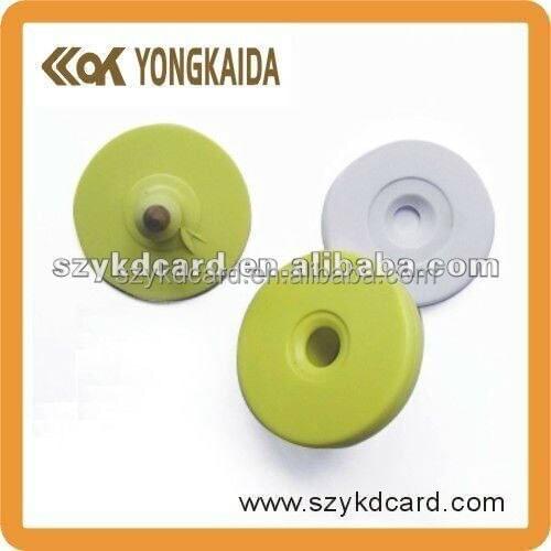 1000sets/lot 125Khz TK4100 EM4100 chip RFID Animal ear tag sheep ear tag for livestock management