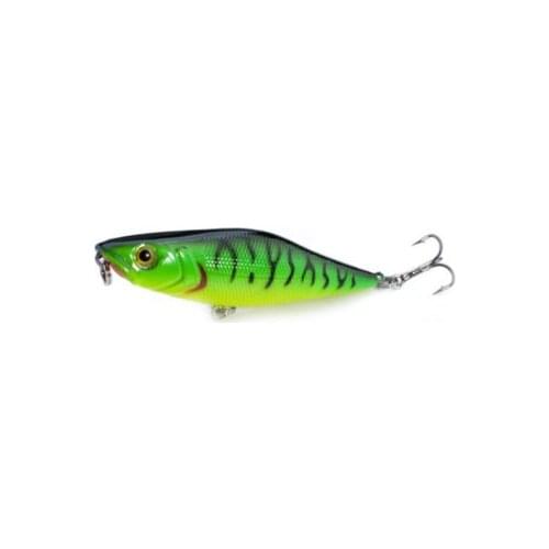 2021 Realistic Green Plastic Buoyancy Pencil Bait With 3-In-1 Hook Design Saltwater/Freshwater Accessories