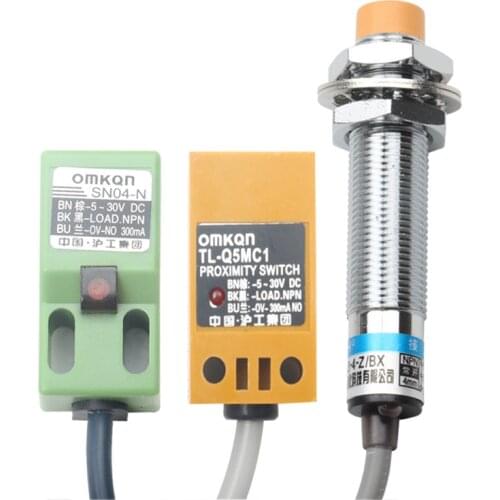 5pc TL-Q5MC1 SN04-N LJ12A3-4-Z/BX Limit Switch CNC Router CO2 Laser Emergency Stop Approach Sensor Inductive Proximity Switch NO