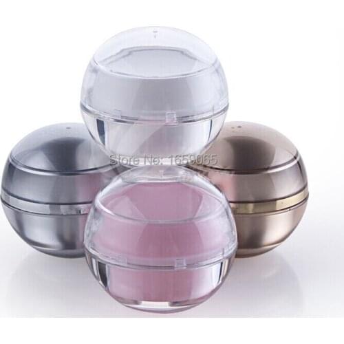 5g small round plastic bottles Jars bullet points acrylic ball shape bottle container cream Jar,Cosmetic Packaging 100pcs/lot