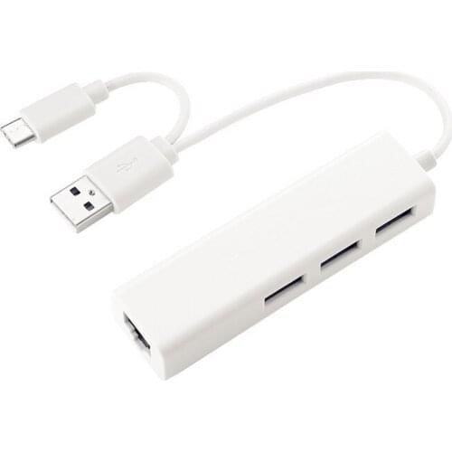 USB Ethernet Network LAN Card Adapter with Typc C USB-C USB 2.0 HUB To Ethernet RJ45 Lan RTL8152 for Macbook Air Pro 2018 Win 7