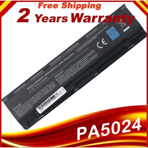 Laptop Battery for Toshiba Satellite PA5024U-1BRS 5024 5023 C850 C855D PA5023U-1BRS PA5024 PA5023 PA5024U 6 Cells