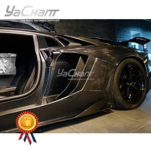 Car-Styling Accessories Carbon Fiber Side Vents Fit For 2011-2014 Aventador LP700 LP720 BKSS Style Quarter Panel Fender Vent