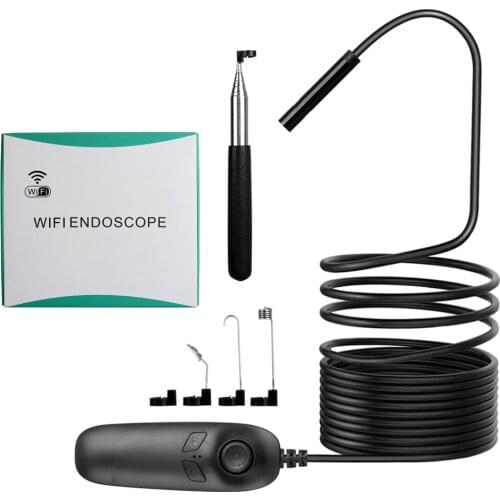 Wifi Wireless Borescope Camera Waterproof Long Cable Inspection IOS Android