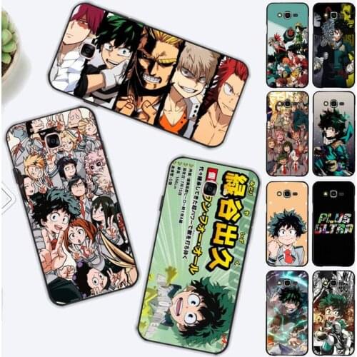 TOPLBPCS Cartoon My hero of the Academy Anime Todoroki Phone Case for Samsung J4 plus J2prime J5 J6 plus 2016 J7 8 core 2017