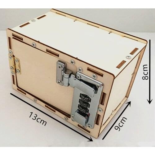 Mechanical Lock Box Toys Preschool Training Toys Creative Puzzle Lock Case Engineering Board 3d Password Game for Children Gifts