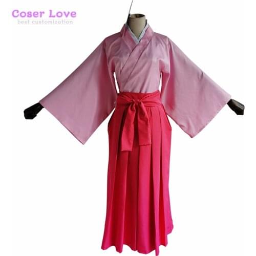 Demon Slayer Kimetsu no Yaiba Tsuyuri Kanawo Kimono Cosplay Costume Halloween Christmas Party Clothing