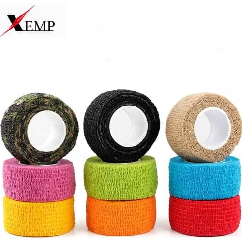 2.5cm*4mColorful Sport Self Adhesive Elastic Bandage Wrap Tape 4.5m Elastoplast For Knee Support Pads Finger Ankle Palm Shoulder