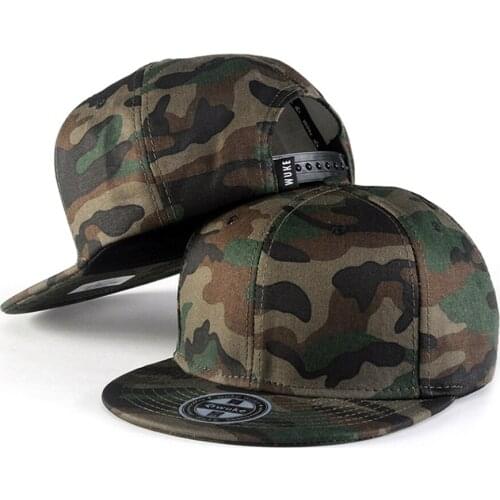 Hot Camo Design Snapback Hats Baseball Caps for Men Women Sports Outdoor Hip Hop Headwear Street Gorras Bone Top Quality 2 Color