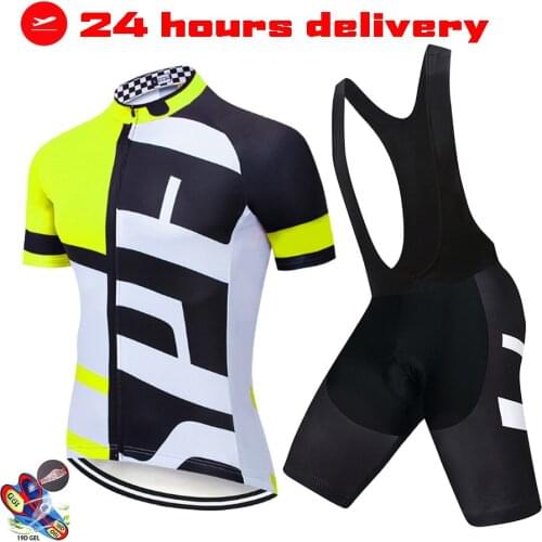 2021 New Men Summer Cycling Suits Jersey shorts Set MTB Bicycle Cycling Clothing Mountain Bike Wear Clothes Breathable
