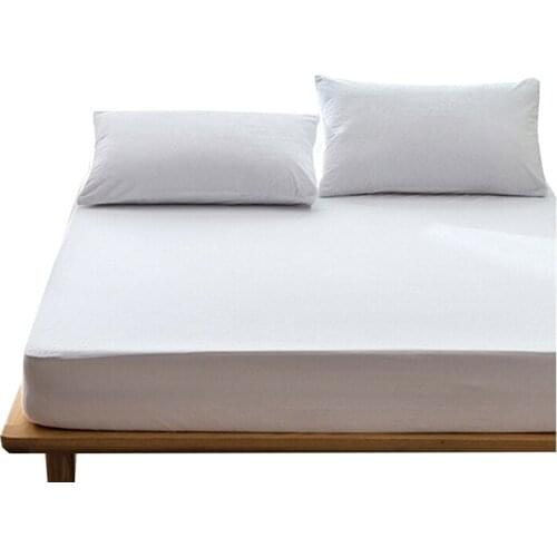 Newly White Bedspread Home Hotel Bed Cover Bedspread Couvre Lit Non-slip Mattress Cover Soft Bed Sheet Twin/Full/Queen/King Size