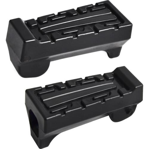 One Pair Front Footrest Foot Pegs Rubbers For Yamaha YBR125 YBR 125 all years Pair Rubber Pillion Back Foot Rest Footrest