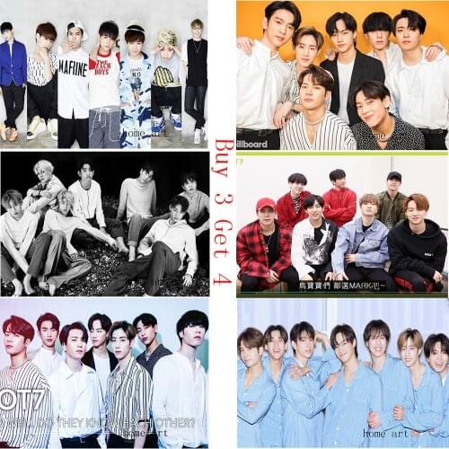 GOT7 Poster Clear Image Wall Stickers Home Decoration Good Quality Prints White Coated Paper