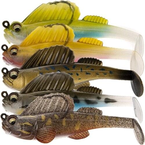 1pcs Fishing lure soft bait lead jig Dark Sleeper Swimbaits soft lure fishing lure for fishing New