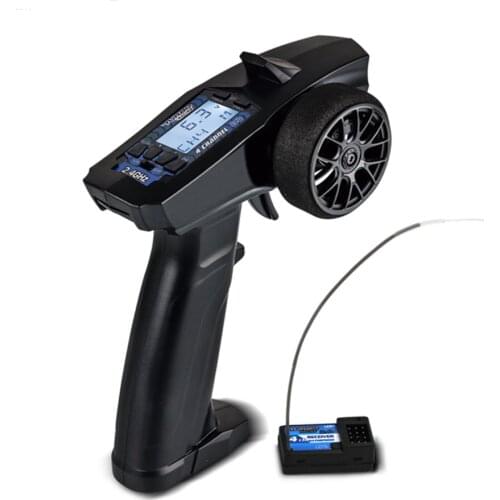 P32 91803G-B 2.4G 4CH VT System LCD Display Radio Transmitter Remote Controller With Receiver For RC Car Boat