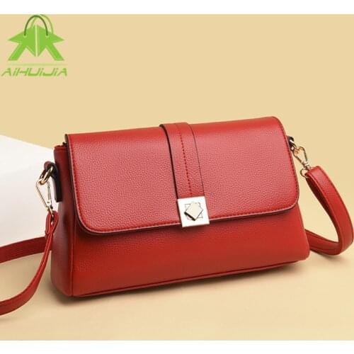 Luxurious Designer Messenger Bag for Womens Fashion Pu Leather Handbag 2021 New High Quality Travel Shoulder Bags for Female