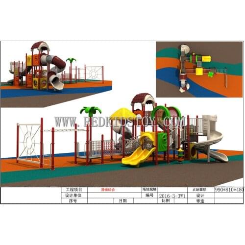 School Playground CE Certified Children Playground Equipment HZ-6331a