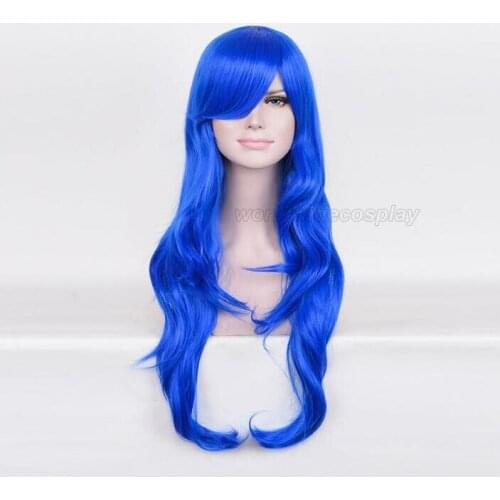 Blue Cosplay Long Wig Free Shipping for Halloween and Christmas