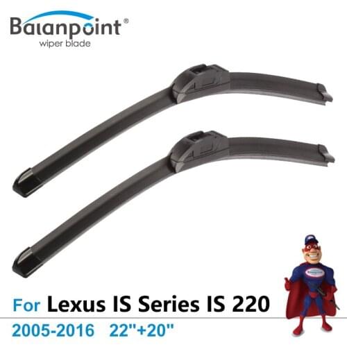 Wiper Blades For Lexus IS Series IS 220 2005-2016 22"+20", Set of 2pcs, Best Rated Windshield Wipers
