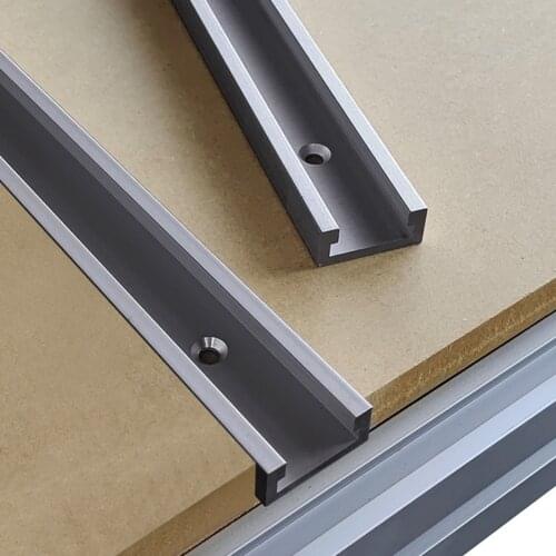 T-track Slot Miter Track DIY Aluminium Alloy Fixture Sliding Woodworking Tool for Router Carpentry Machinery Parts