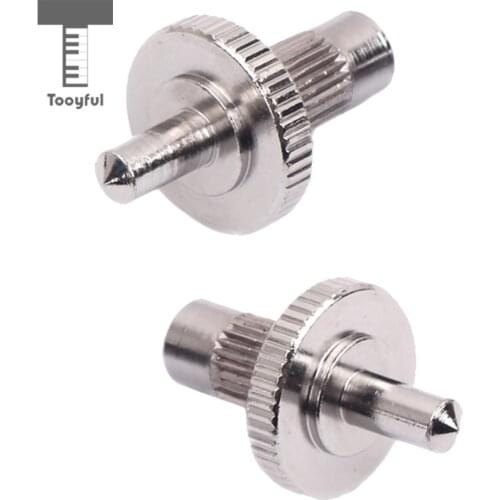 Tooyful Hot Saddle Acoustic Roller Bridge Studs Post Electric Guitar Replacement for LP Lovers Tailpiece Chrome