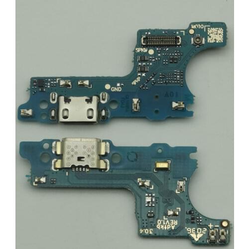 USB Charger Port Dock Plug Connector Charging Board FLex Cable Mic Microphone Board For Samsung Galaxy A01 A015 A015F