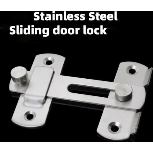 1 Set Door Lock Barn Door Cast Metal Hook Latch Lock Texture home Decoration Ornament Toilet Doors Right Angle Sliding Gate Lock