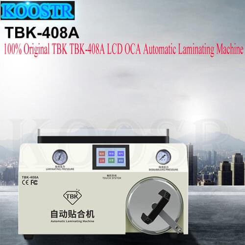 100% Original TBK TBK-408A LCD OCA Automatic Laminating Machine Debubbler With Transparent Cover Autoclave For Mobile Phone