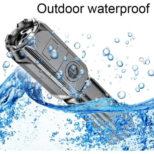 2021 New Retractable Zoom Strong Light Flashlight USB Charging 18650 Electric Torch Portable Concentrating Long-Range Floodlight