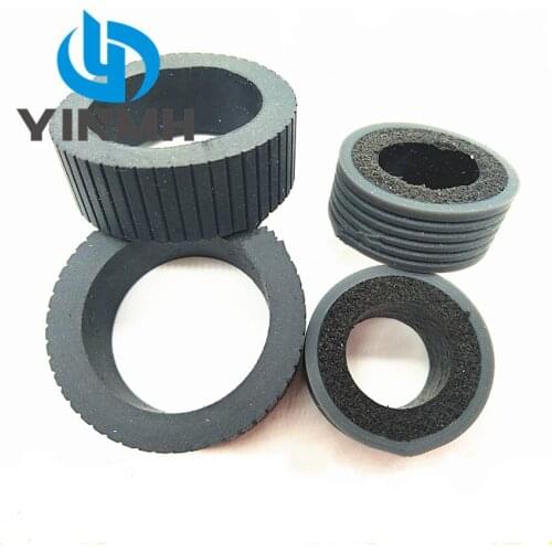 5 Sets Pickup Roller Brake Roller Tires for Fujitsu fi-6130 fi-6130Z fi-6140 fi-6140Z 6230 6230Z 6240 fi-6240Z PA03540-0002
