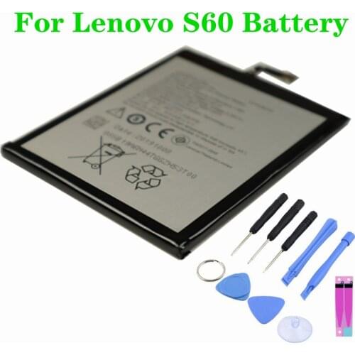 2150mAh BL245 Battery For Lenovo S60 S60A S60W S60T Smartphone Battery High Quality Rechargeable Batteries + Tools