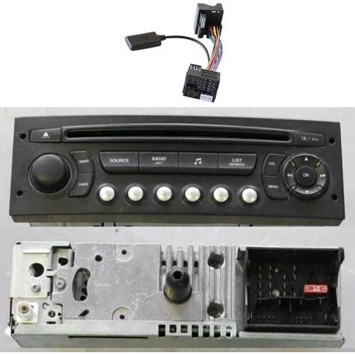 Car Audio Bluetooth 5.0 Receiver Aux Adapter for Peugeot Citroen C2 C5 RD45 RD4 Radio Module Bluetooth Aux Cable