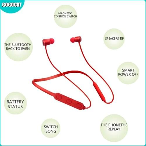 Bluetooth Sport Earphone with HD Mic Metal Stereo Wireless Remote Earphones Headphones auriculares Bluetooth Headset for Phone