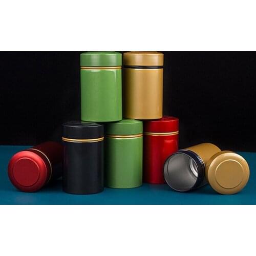 Proof Container Aluminum Herb Stash Metal Sealed Can Tea Strage Bottles Jars Boxes
