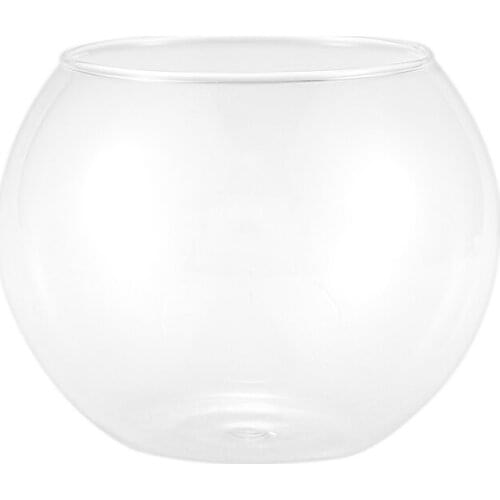 Round Sphere Vase in Transparent Glass Fish Tank