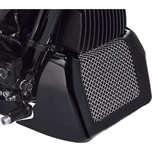 Oil Cooler Cover Deflects Road Debris with Style For Harley Touring Road King Street Glide FLHXS FLTRX FLHR 17-18 2017 2018