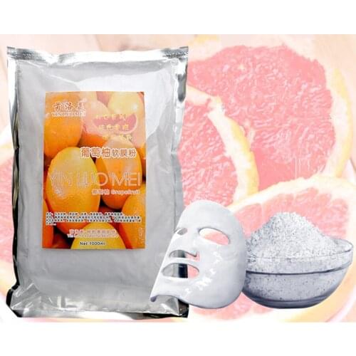800g Grapefruit Essential Oil Modeling Peel Off Mask Powder Soft Film Powder Vitamin B Vitamin C Moisturizing