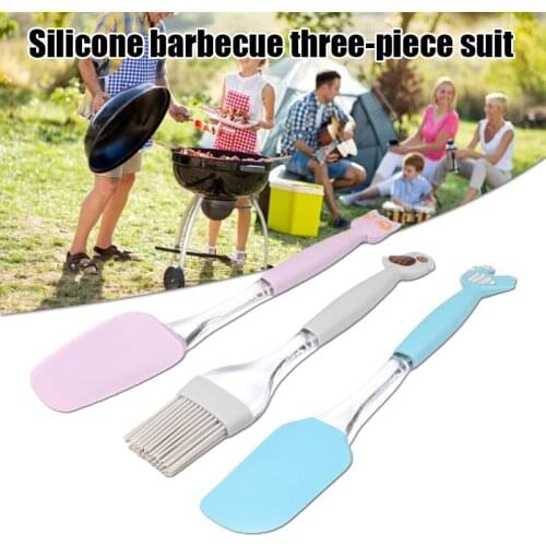 Cartoon Animal Styling Kitchen Tools Silicone Butter Brush Shovel Scraper Baking Dessert BBQ Supplies GQ