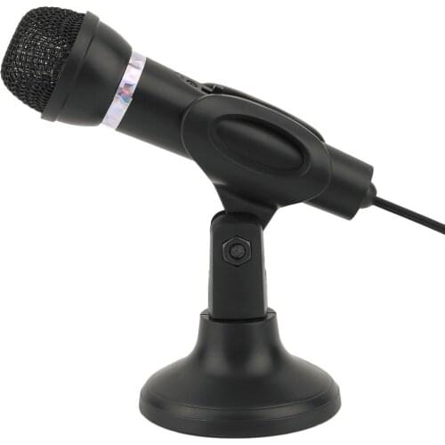Notebook Desktop Microphone KTV-307 Wire Karaoke Handheld Microphone 3.5mm Mic