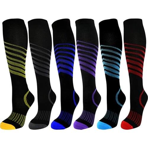 Unisex Sport Socks Combed Cotton Mens Socks Compression Socks Fashion Colorful Square Happy Dress Socks Legging