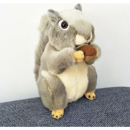 New animal Children plush toy Simulation squirrel doll kids stuffed toy birthday gift