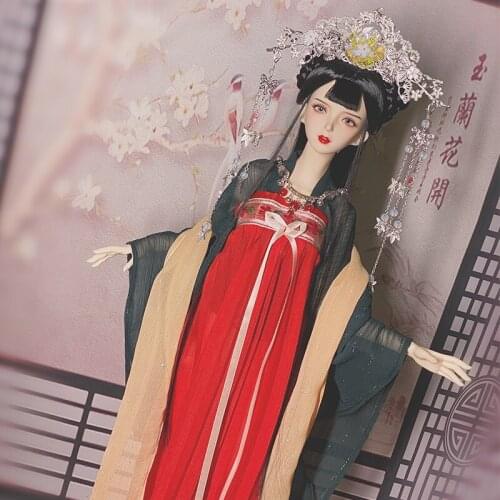 Blyth 1/6 1/4 1/3 BJD Clothes Figure Doll Accessories Chinese Ancient Costume Hanfu Fairy Dress for BJD/SD YOSD MSD SD13 C0734
