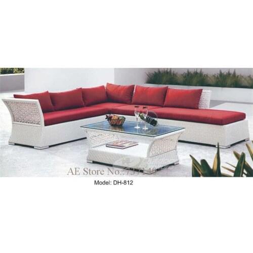 Outdoor furniture garden furniture white rattan garden sofa wicker furniture sectional sofa furniture buying agent